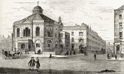 The Surrey Chapel, Blackfriars Road, Southwark, from 